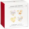 American Greetings Thank You Stickers or Seals, White Script on Gold Foil (500-Count)(Hearts)