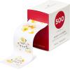 American Greetings Thank You Stickers or Seals, White Script on Gold Foil (500-Count)(Hearts)