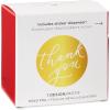 American Greetings Thank You Stickers or Seals, White Script on Gold Foil (500-Count)(White Script on Gold Foil)