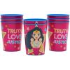 American Greetings Wonder Woman Party Supplies, 16 oz. Plastic Cups (8-Count)(16 oz. Plastic Cups)