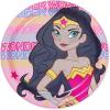 imageAmerican Greetings Wonder Woman Party Supplies 16 oz Plastic Cups 8CountDessert Plates