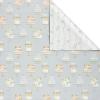 American Greetings 160 sq. ft. Reversible Wrapping Paper Bundle for Weddings, Bridal Showers and All Occasions, Greenery and Love Text (4 Rolls, 30 in. x 16 ft.)(Wedding Cakes)
