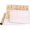 American Greetings 160 sq. ft. Reversible Wrapping Paper Bundle for Weddings, Bridal Showers and All Occasions, Greenery and Love Text (4 Rolls, 30 in. x 16 ft.)(Greenery and Love Text)