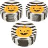 American Greetings 36-Count 9 in. Paper Dinner Plates, Trick-or-Treat Paper Halloween Party Supplies(Dessert Plates)