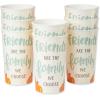 American Greetings 50-Count 5 in. x 5 in. Beverage Napkins, Friendsgiving Party Supplies(Reusable Plastic Cups)