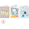 American Greetings Baby Shower Invitations with Envelopes, Kraft Style (25-Count)(Thank You Card Bundle)