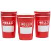 American Greetings Bachelorette Party Supplies, Sip Me 22 oz. Party Cups (8-Count)(Hello My Name Is)