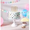 American Greetings Birthday Candles, Long Thin Multicolored (24-Count)(Long Thin Gold)