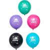 American Greetings Bulk Party Balloons for Halloween, Birthdays and All Occasions, Black (100-Count)(Happy Birthday)