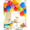 American Greetings Bulk Party Balloons for Halloween, Birthdays and All Occasions, Black (100-Count)(Red)