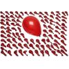 American Greetings Bulk Party Balloons for Halloween, Birthdays and All Occasions, Black (100-Count)(Red)