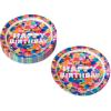 American Greetings Confetti Birthday Party Supplies, Dessert Plates (36-Count)(Dinner Plates)