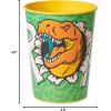American Greetings Dinosaur Birthday Party Supplies, Plastic Table Covers (3-Count)(Reusable Party Cups)