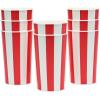 American Greetings Leopard Print Party Cups, 16 oz. Reusable Plastic Cups (8-Count)(Popcorn Cups)