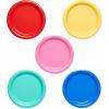 American Greetings Multi Color Rainbow Party Supplies – 50 Dinner Plates, 50 Dessert Plates, 50 Napkins, 8 Cups (158 Pieces)