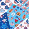 American Greetings Patriotic Stickers, American Flag and Summer Treats (20-Count)(Memorial Day)