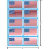 American Greetings Patriotic Stickers, American Flag and Summer Treats (20-Count)(Memorial Day)