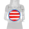 American Greetings Patriotic Stickers, American Flag and Summer Treats (20-Count)(Paper Dinner Plates)