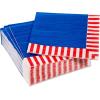 American Greetings Patriotic Stickers, American Flag and Summer Treats (20-Count)(Paper Napkins)