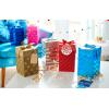 American Greetings Push Down Gift Boxes, Red, Green, Silver and Gold (4 Boxes)(Red  Green  Silver  and Gold)