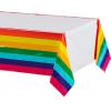 American Greetings Rainbow Party Supplies, 16 oz. Cups (8-Count)(Plastic Table Covers)