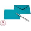 American Greetings Single Panel Blank Cards with Envelopes, Neon Rainbow Colors (100-Count)(Earthtones)