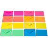 American Greetings Single Panel Blank Cards with Envelopes, Neon Rainbow Colors (100-Count)(neon colors  orange  pink  yellow  green  blue  red)