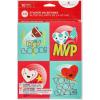 American Greetings Valentines Stickers for Kids, Animals and Treats (40-Count)(Stickers  Sports)