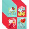 American Greetings Valentines Stickers for Kids, Animals and Treats (40-Count)(Stickers  Sports)