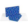 American Greetings Wrapping Paper Sheets with Gridlines, Tin Cans (12 Sheets, 30 in. x 20 in.)(3FW 12SHT P COLORFUL TINS CANS)