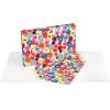 American Greetings Wrapping Paper Sheets with Gridlines, Tin Cans (12 Sheets, 30 in. x 20 in.)(3FW 12SHT P STPCLOCK DOGCATCKE)