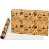 American Greetings Wrapping Paper Sheets with Gridlines, Tin Cans (12 Sheets, 30 in. x 20 in.)(Gryffindor Robe and Marauders Map)