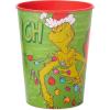 imageAmerican Greetings 8Count 16 oz Reusable Plastic Cups Santa and Snowman Christmas Party SuppliesColorful Red