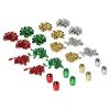 imageAmerican Greetings AllOccasion Gift Tags Multicolor Assortment 100CountRed  Green  Silver and Gold