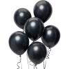 imageAmerican Greetings Bulk Party Balloons for Halloween Birthdays and All Occasions Black 100CountBlack