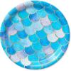 imageAmerican Greetings Mermaid Party Supplies Plastic Table Covers 3CountDinner Plates