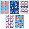 imageAmerican Greetings Patriotic Stickers American Flag and Summer Treats 20CountMemorial Day