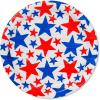 imageAmerican Greetings Patriotic Stickers American Flag and Summer Treats 20CountPaper Dessert Plates