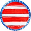 imageAmerican Greetings Patriotic Stickers American Flag and Summer Treats 20CountPaper Dinner Plates