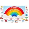 imageAmerican Greetings Rainbow Party Supplies 16 oz Cups 8CountPhoto Booth Kit