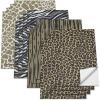 imageAmerican Greetings Reversible Wrapping Paper Jumbo Roll Leopard and Gold 1 Roll 175 sq ft4FW 16SHT P ANIMAL PRINTS