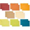 imageAmerican Greetings Single Panel Blank Cards with Envelopes Neon Rainbow Colors 100CountEarthtones