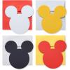 imageAmerican Greetings Single Panel Blank Cards with Envelopes Neon Rainbow Colors 100CountMickey Mouse