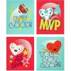 imageAmerican Greetings Valentines Stickers for Kids Animals and Treats 40CountStickers  Sports