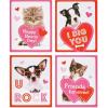 imageAmerican Greetings Valentines Stickers for Kids Unicorn 40CountPuppies and Kittens