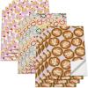 imageAmerican Greetings Wrapping Paper Sheets with Gridlines Tin Cans 12 Sheets 30 in x 20 in3FW 12SHT P KATESMITH BOWCAKES