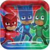 imagePJ Masks Square Paper Plates  9quot Pack of 8  Fun and Multicolor Tableware  Perfect for Kids Celebrations Birthday Parties and PJ Masks FansMulticolor