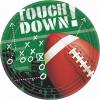 imageTailgates ampamp Touchdowns Multicolor Round Paper Plates  10quot Pack of 60  Ultimate Football Party Pack Perfect for Game Day BBQ and Sports Fans Celebrations