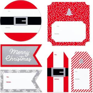 American Greetings All-Occasion Gift Tags, Multicolor Assortment (100-Count)(Bulk Xm Red Blk Gifttags 306ct)
