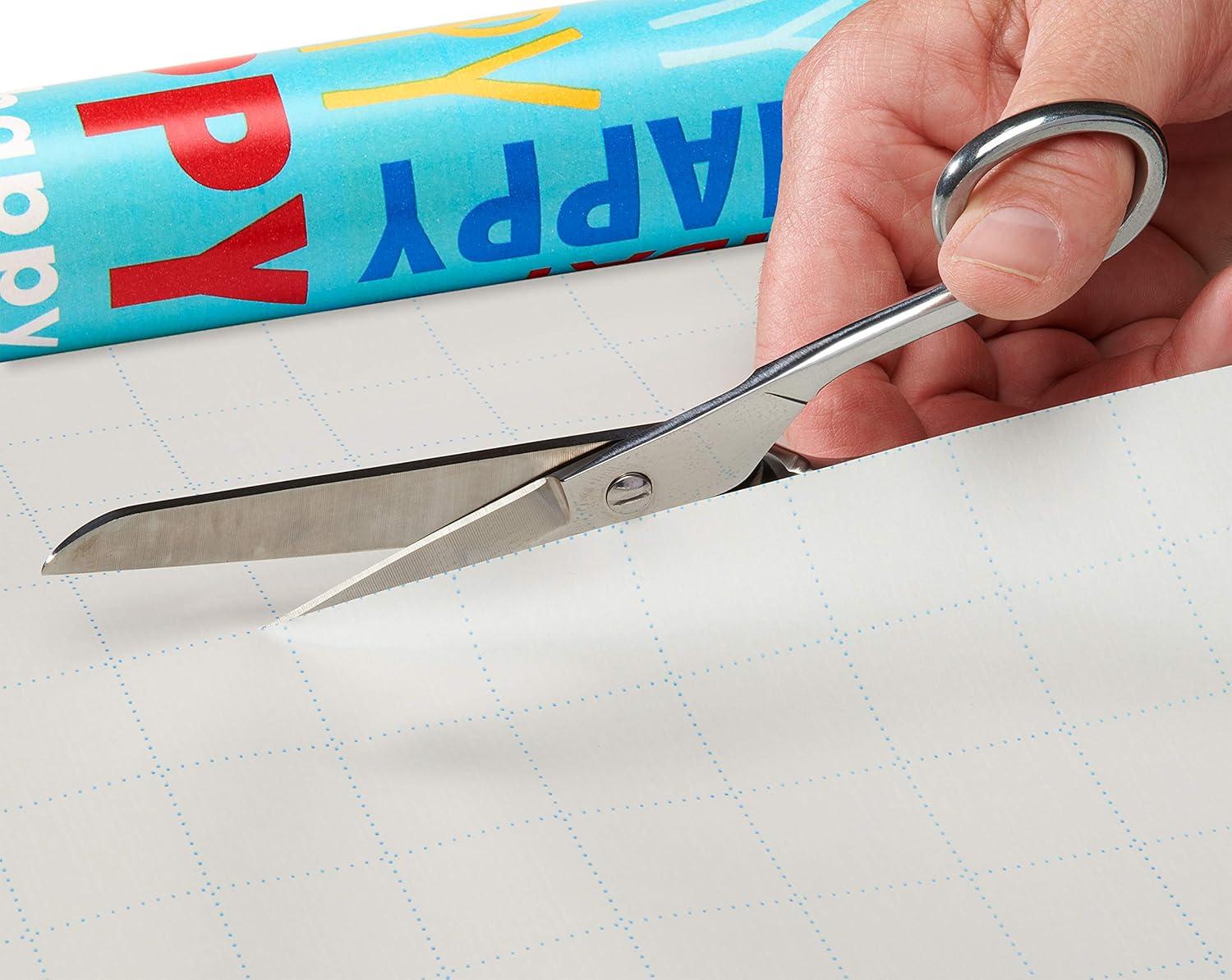 imageAmerican Greetings Birthday Wrapping Paper Kit with Cut Lines Bows and Gift Tags Balloons Candles and Fireworks 7 Bows 30 Gift Tags 4 Rolls 120 sq ftBows and Gift Tags  Balloons  Candles  and Fireworks